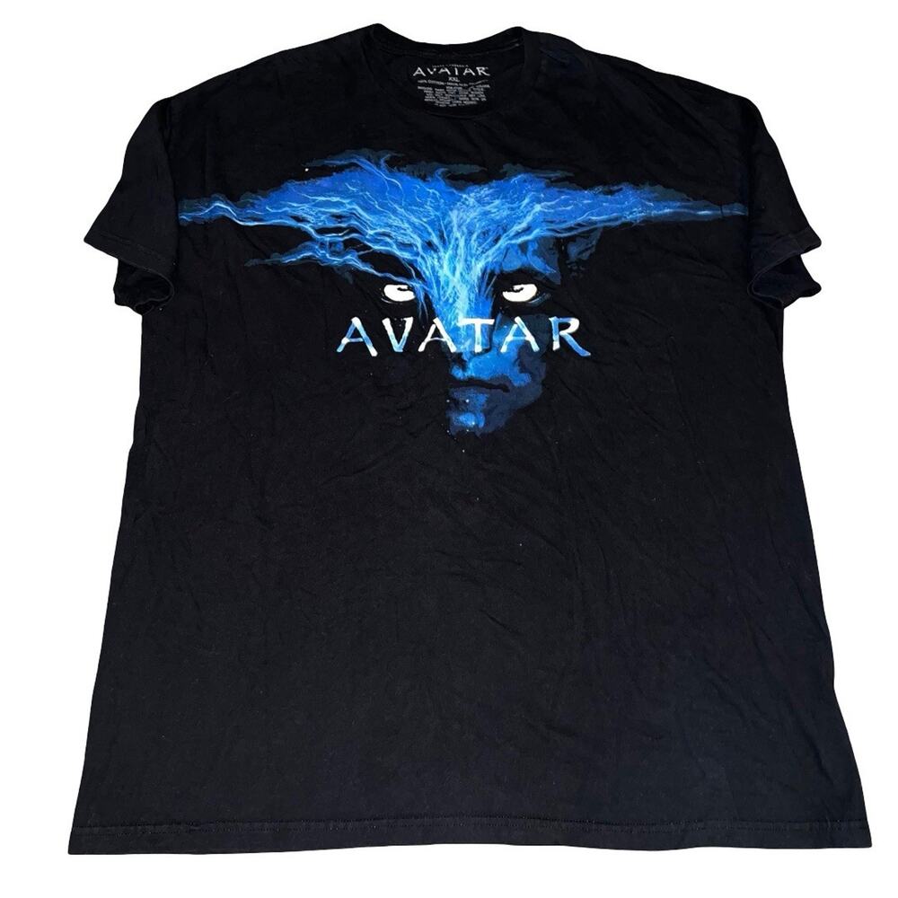 James Cameron Avatar 2010 Movie Promo Shirt XXL Short Sleeve Big Graphic Logo